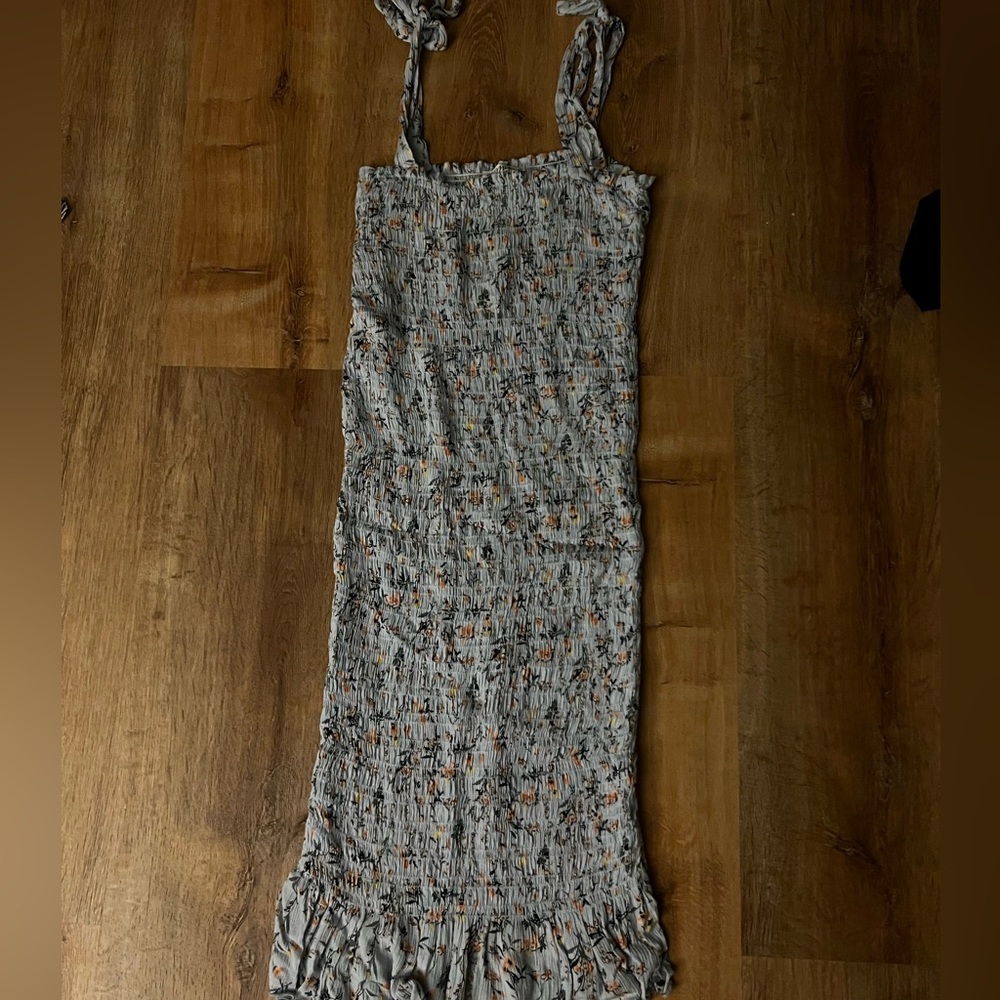 Ruched maternity dress
